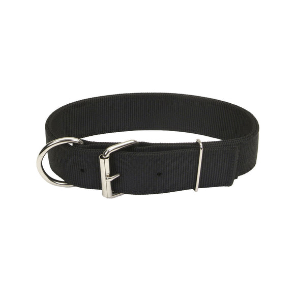 Coastal Pet Products Macho Dog Double-Ply Dog Collar with Roller Buckle (1 3/4