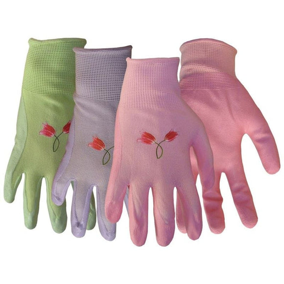 Boss Ladies Nylon Knit Nitrile Palm Gloves