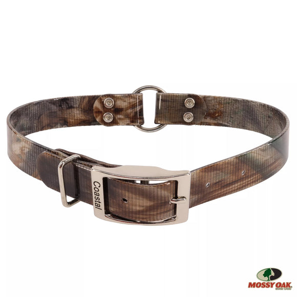 Coastal Pet Products Water & Woods Waterproof Hound Dog Collar with Center Ring (Shadow Grass Blades)