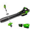 Greenworks 80V 16 String Trimmer & 80V Axial Blower Combo Kit, 2.0Ah Battery and Charger Included (16)