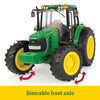 Tomy Big Farm Lights & Sounds John Deere 1:16 Scale Tractor with Wagon (Green)