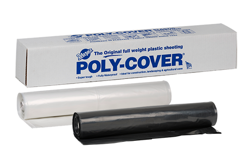 Warp Brothers Poly-Cover® Genuine Plastic Sheeting 32' x 100' x 6 Mil (32' x 100' x 6 Mil, Clear)