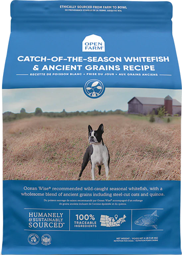 Open Farm Catch-of-the-Season Whitefish & Ancient Grains Dry Dog Food (22 Lb)