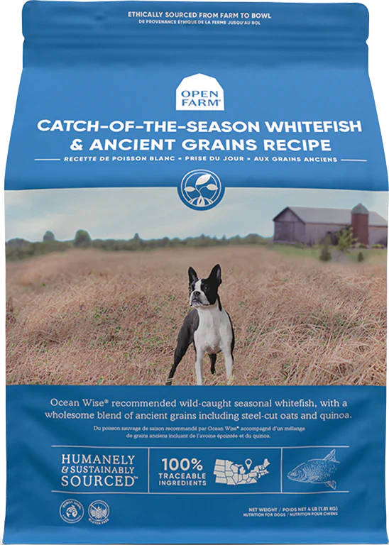 Open Farm Catch-of-the-Season Whitefish & Ancient Grains Dry Dog Food (22 Lb)