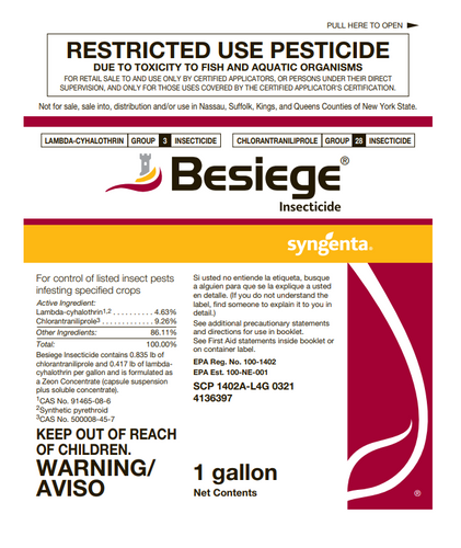 Syngenta Besiege Insecticide (2.5 gallons)