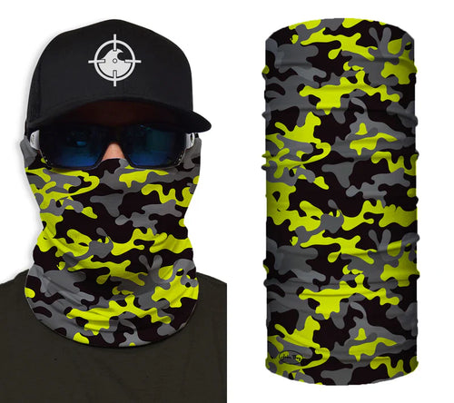 John Boy Camo-Black G Face Guard (Camo-Black G)