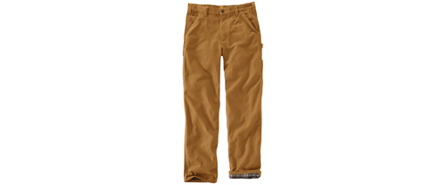 Carhartt Loose Fit Washed Duck Flannel-Lined Utility Work Pant B111