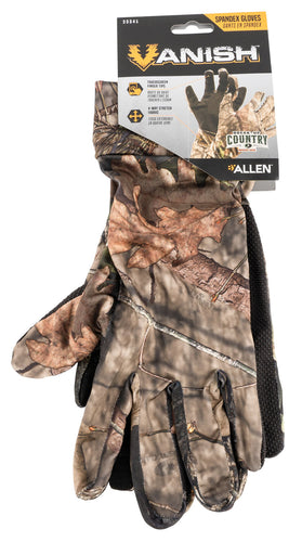 Allen 25341 Vanish Hunting Gloves Mossy Oak Break-Up Country Touchscreen Spandex OSFA
