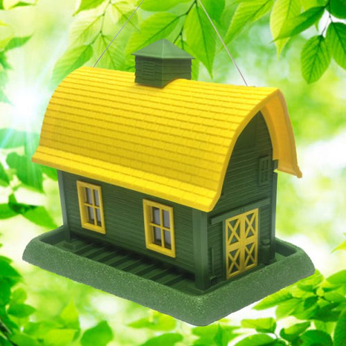 North States Large Green Barn Birdfeeder