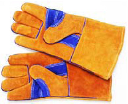GLOVE BROWN LEATHER WELDING