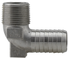 Plumbeeze Stainless Steel Hydrant Fittings MPT x Insert 90° Elbow 3/4