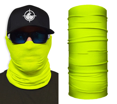 JOHN BOY Face Guard Mask - Neon Yellow Reflective