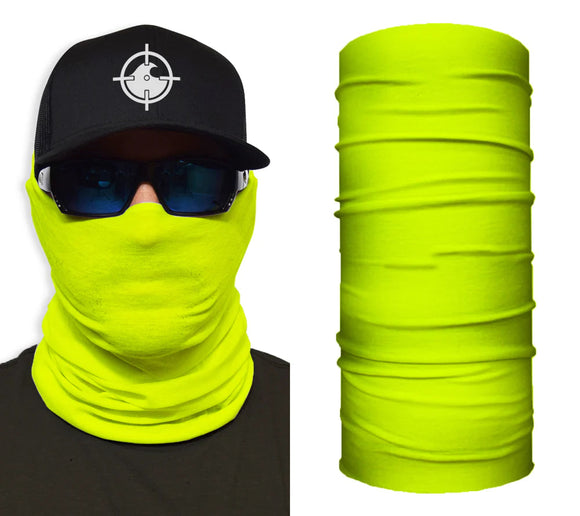 JOHN BOY Face Guard Mask - Neon Yellow Reflective