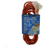 World & Main/Cranbury 150192 Lighted End Tri-Tap Cord 12/3 25 ft.
