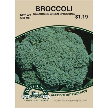 Wetsel Seed Broccoli - Calabrese