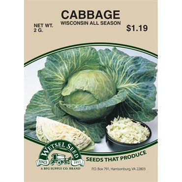 Wetsel Seed Cabbage - Wisconsin All Season