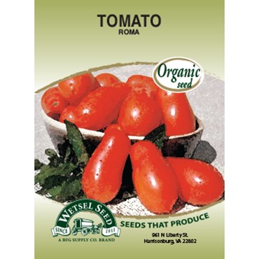Wetsel Seed Organic - Tomato - Roma VF