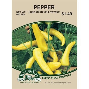 Wetsel Seed Peppers - Hungarian Wax - Hot