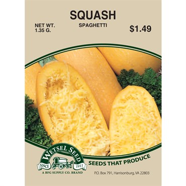 Wetsel Seed Squash - Vegetable Spaghetti