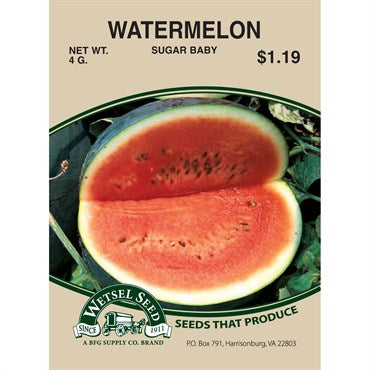 Wetsel Seed Watermelon - Sugar Baby