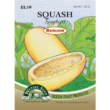 Wetsel Seed Heirloom Squash - Spaghetti