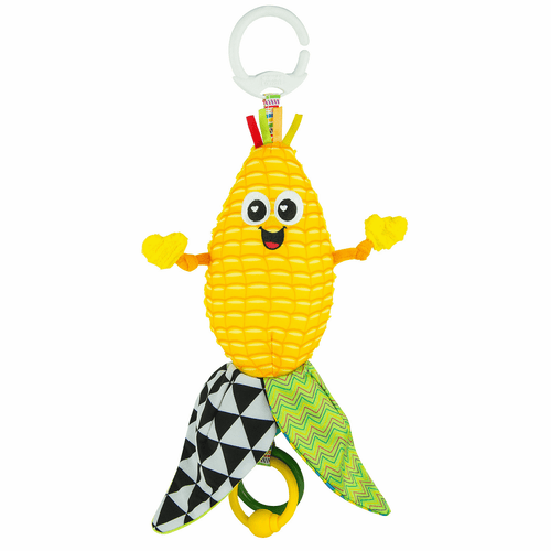 Tomy John Deere Clip & Go - Corn E. Cobb™ Baby Toy