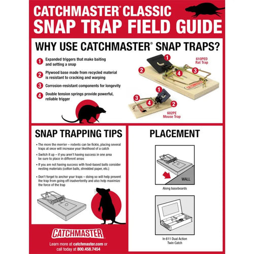 Catchmaster's Instant Kill Mouse Snap Traps