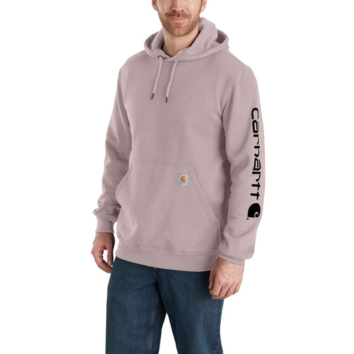 Carhartt Loose Fit Midweight Logo Sleeve Graphic Sweatshirt in Mink