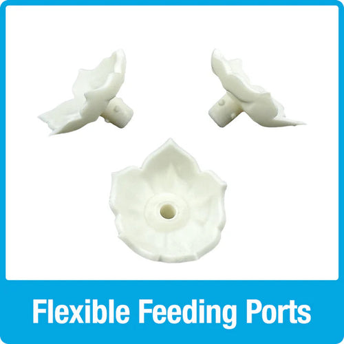 Nature's Way Bird Products Ruby Visions Antique Glass Gravity Hummingbird Feeder