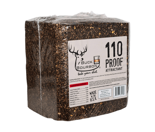 Buck Bourbon 110 Proof Deer Attractant Block