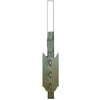 T-Style Fence Post, Green, Studded, 6.5-Ft.