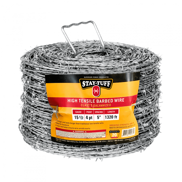 Stay-Tuff High Tensile Barbed Wire Class 3