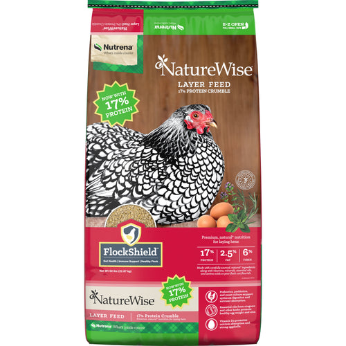 NatureWise® 17% Protein Layer Crumble Poultry Feed