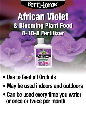 Fertilome African Violet & Blooming Plant Food 8-10-8
