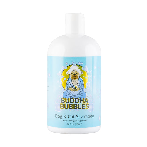 Barking Buddha Buddha Bubbles Organic Shampoo (16 oz. Bottle) for Dogs of All Sizes and Puppies Too!