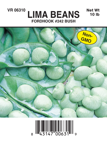 Wyatt-Quarles Seed Company 1/2# Bush Lima - Fordhook 242