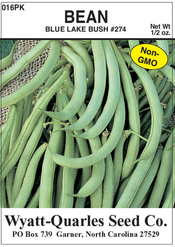 Wyatt-Quarles Seed Company 1/2# Bush Bean - Blue Lake 274