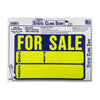 Hy-Ko Auto For Sale Static Cling Sign Vinyl Blue/Yellow
