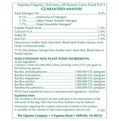 Espoma Turf-tone™ All Season Lawn Food