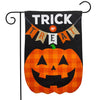 Briarwood Lane Trick Or Treat Pumpkin Burlap Halloween Garden Flag