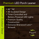 Briarwood Lane Haunted Home Pine Porch Leaner