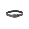 Coastal Pet Products Circle T Rustic Leather Town Dog Collar (Slate Grey, 3/8x12)