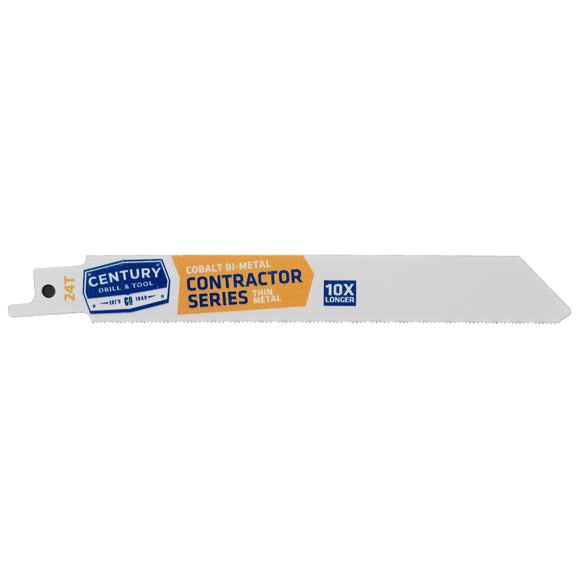 Century Drill And Tool Contractor Series Reciprocating Saw Blade 24t X 6″