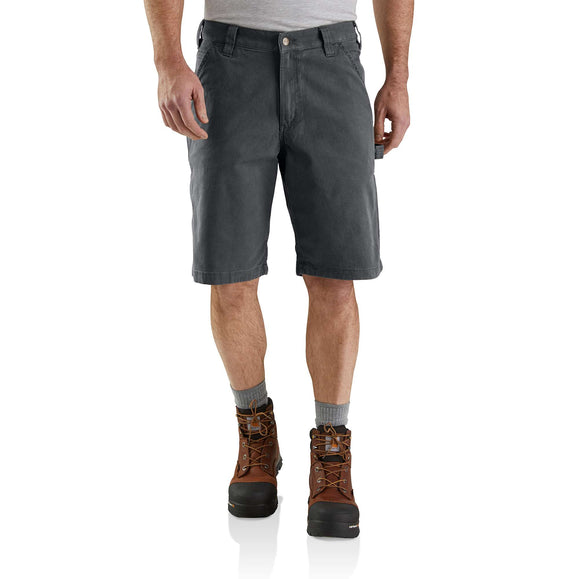 Carhartt Rugged Flex® Relaxed Fit Canvas Utility Work Short (Hickory)
