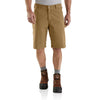 Carhartt Rugged Flex® Relaxed Fit Canvas Utility Work Short (Hickory)