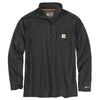 Carhartt Force Relaxed Fit Midweight Long-Sleeve Quarter-Zip Mock-Neck T-Shirt