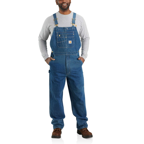 Carhartt Loose Fit Denim Bib Overall in Darkstone