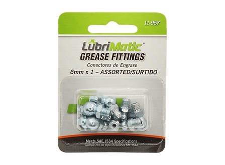 Lubrimatic 45 deg. Grease Fittings 8 Piece