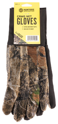 Hunters Specialties 100122 Net Gloves  Realtree Edge Mesh 1 Pair