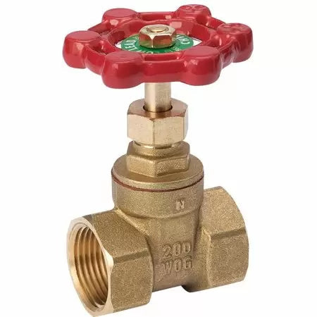 B & K Industries Gate Valve Forged Brass Compact Pattern 3/4”